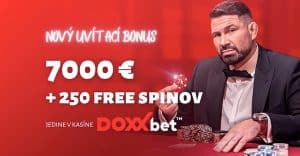 Uvítací bonus v Doxxbet kasíne