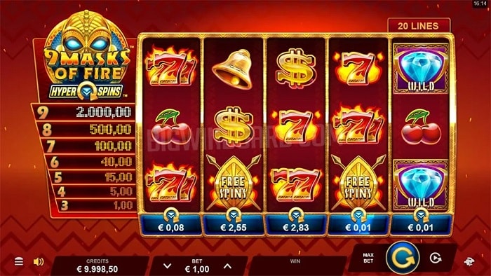 Yukon Gold Casino – Masks of Fire news item