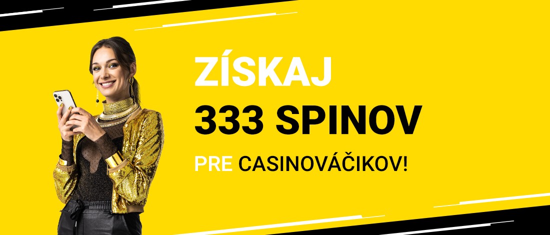 333 free spinov - uvitaci bonus 333 free spinov - spiny zdarma vo Fortuna Casino - Fortuna Casino dava 333 spinov zdarma